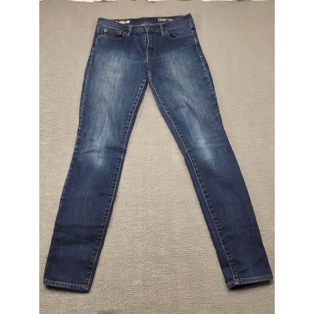 Gap 1969‎ Women's Blue Denim Skinny Jeans Size 26